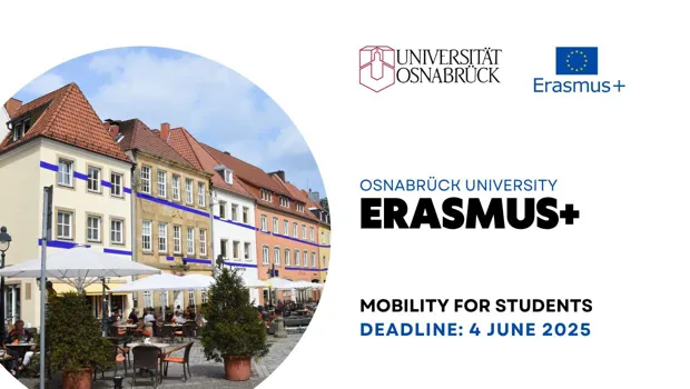 Відкрито конкурс ERASMUS+ в Оснабрюцький університет (Німеччина) на осінній семестр 2025/26